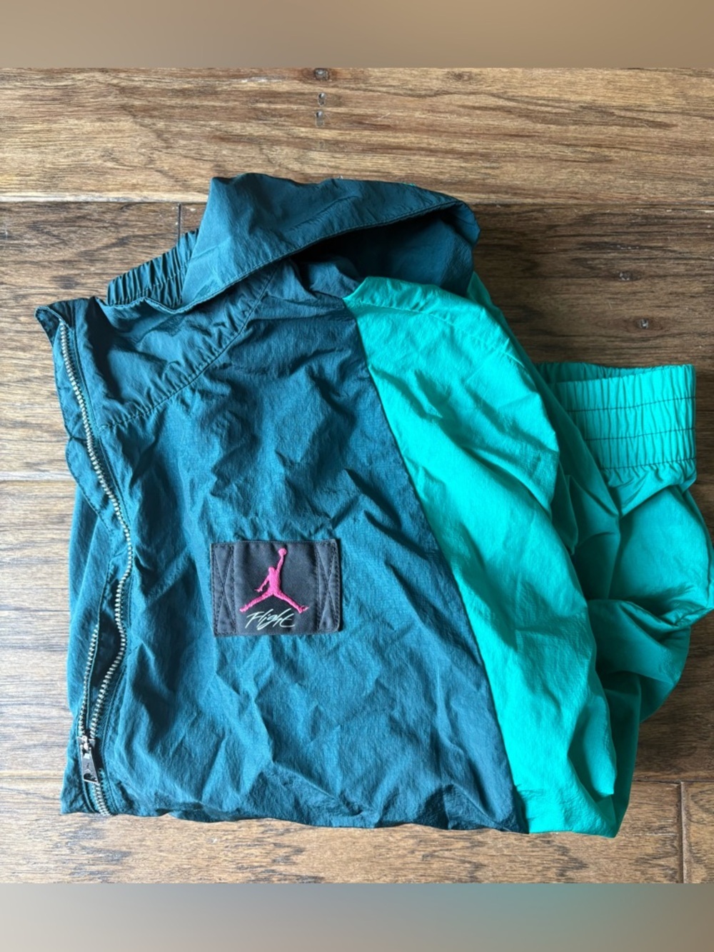 Jordan Teal & Green Windbreaker Jacket